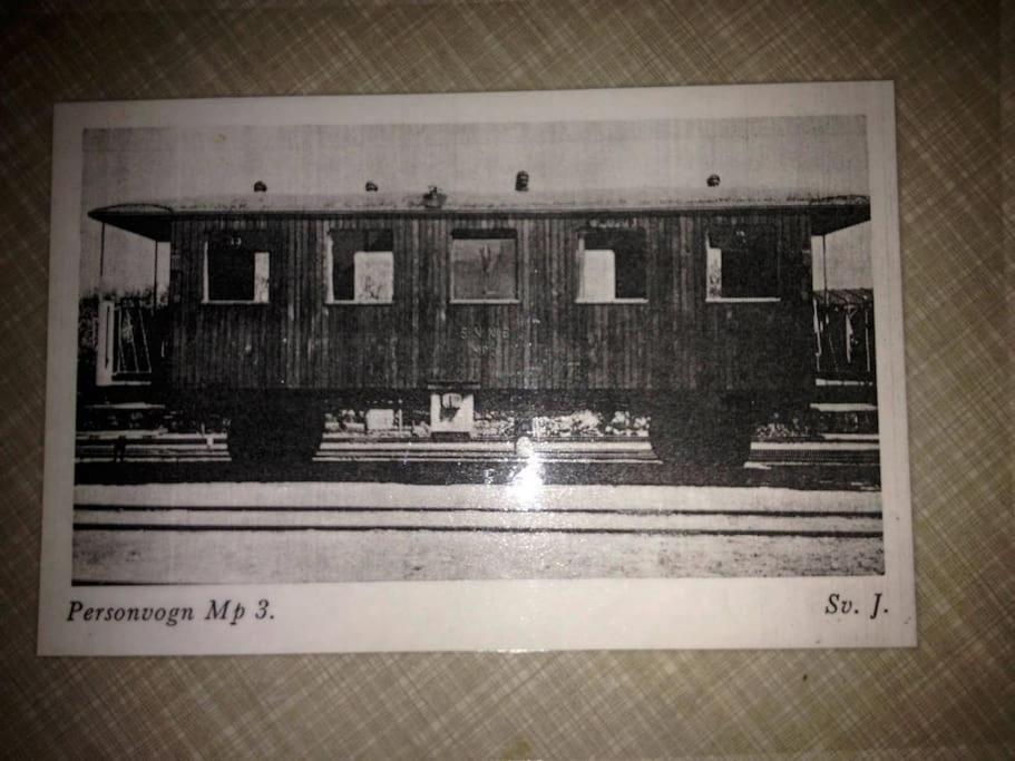 Fjordhytten. Rebuild Train Wagon From 1937. Apartment Odense Bagian luar foto